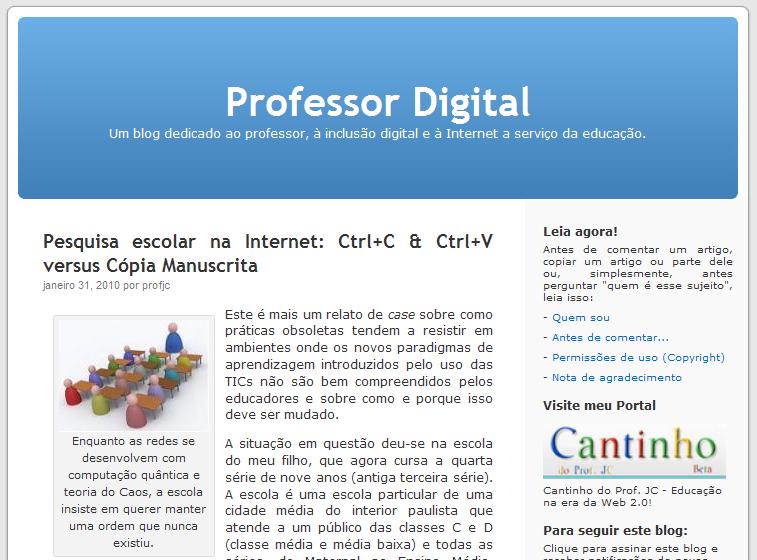 Blog Professor Digital